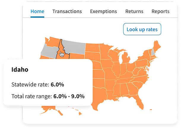2025 U.S. Sales Tax Rates By State